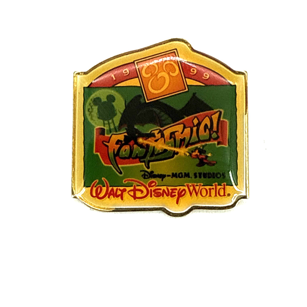 RARE Disney LE WDW Fantasmic! MGM Studios Something New Press Pin #2362